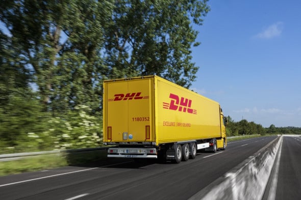 DHL lastbil DHL lastbil